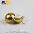 plastic manufacturer 50ml golden ball shaped acrylic face cream jars